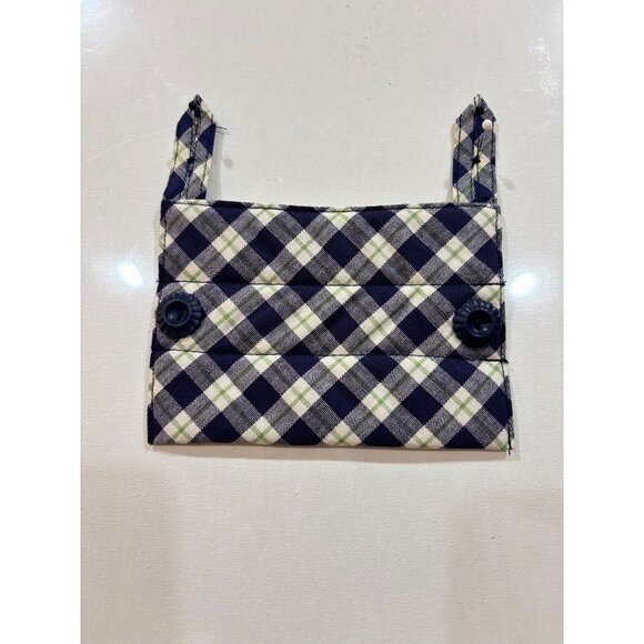 Vintage Retired Longaberger Blue Ribbon Collection Plaid Handle Gripper - Picture 7 of 7